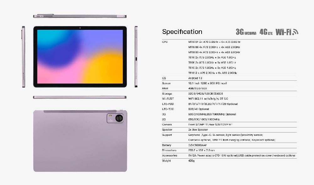 NEW top-tier features 10.1 inches Tablet PC from Pretech