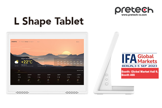 Pretech L shape Tablet PC at IFA 202