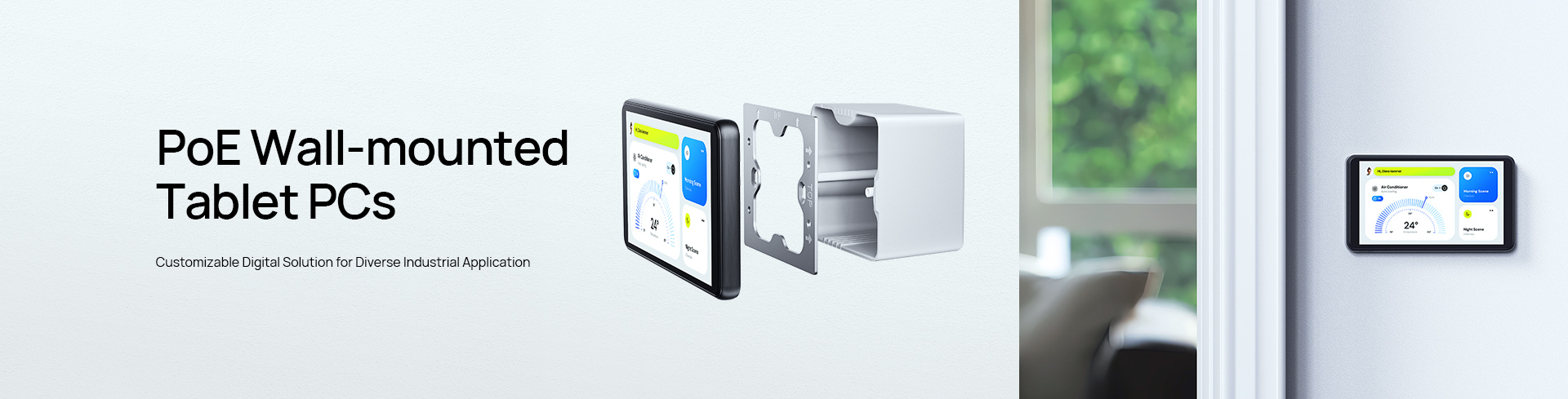 WP30 PoE Tablet PC: 5.5-Inch MT8768 Wall-Mounted with RS485 & Android OS