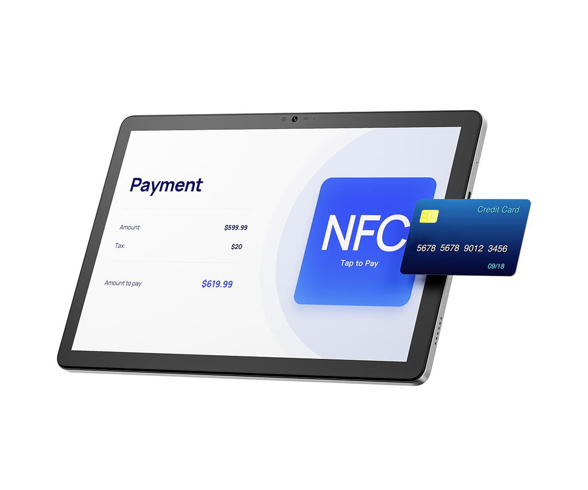 Android Tablets Pretech L1008: 10.1-Inch NFC Tablet Android with Dual USB C and 6000mAh high-capacity battery 4