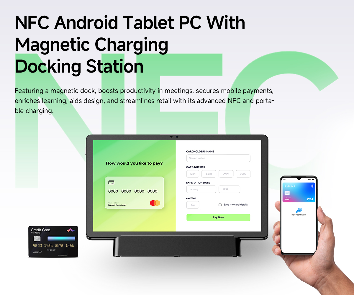 Android Tablets 11-inch Android NFC Tablets with Multiple Ports Dock 1