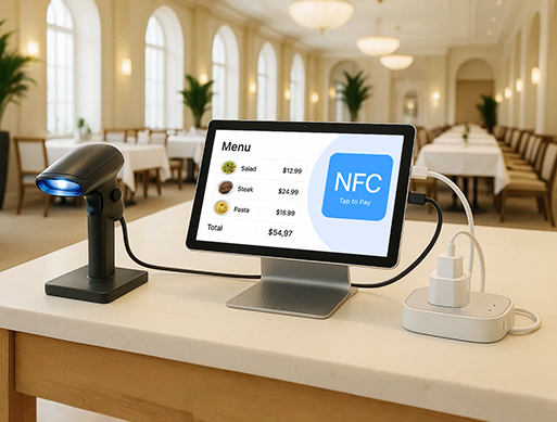 10.1-inch NFC Tablets Android for Retail and Hospitality POS Systems