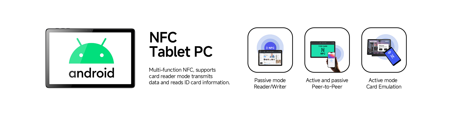 10.1-inch NFC Tablets Android
