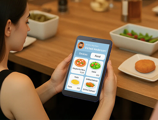 Mobile Payment and Electronic Menu for Restaurants