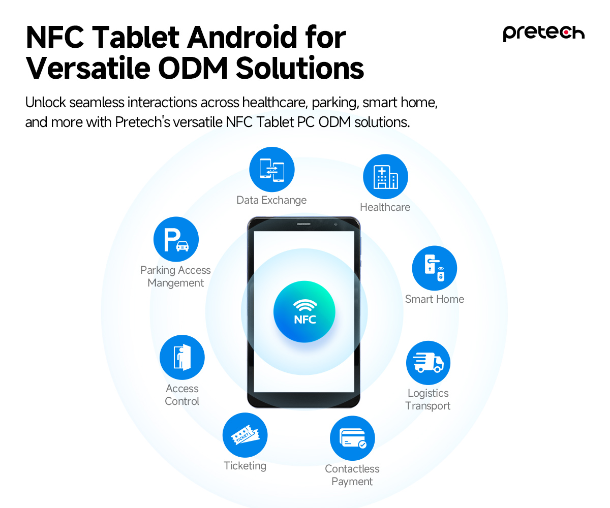 Android Tablets 8-inch NFC Tablet Cost-Effective Entry-Level Solution 2