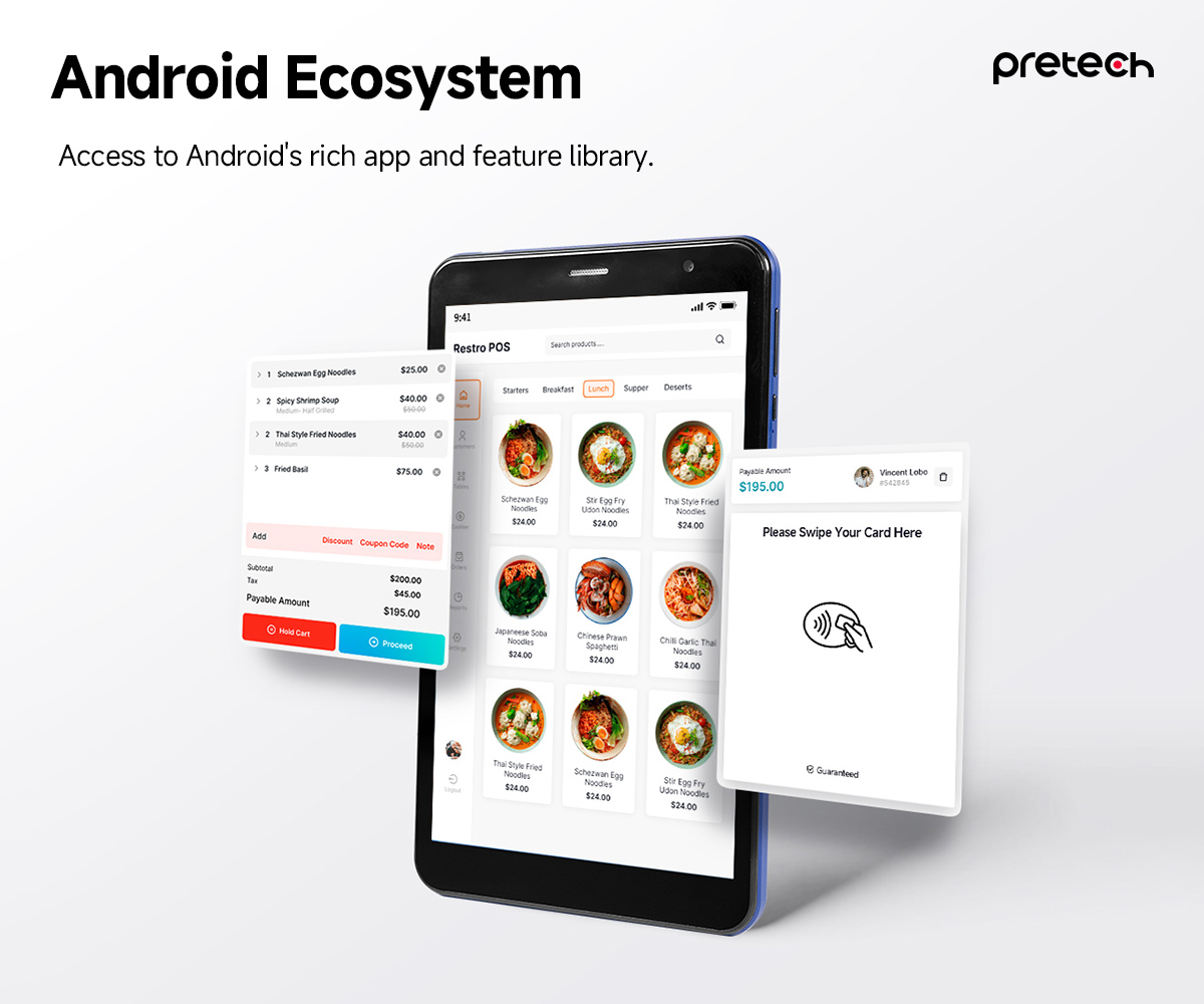 Android Tablets 8-inch NFC Tablet Cost-Effective Entry-Level Solution 5