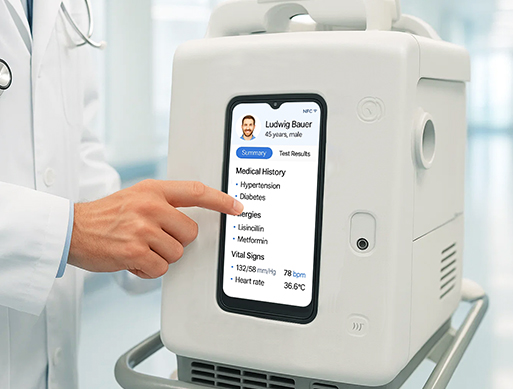Smart Medical Diagnostic Equipment with 6.5-inch NFC Smartphone