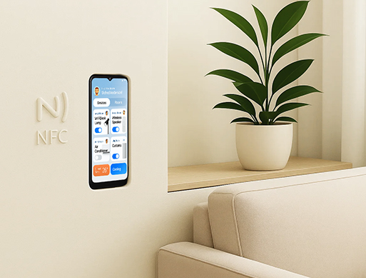 Smart Home Control Device with 6.5-inch NFC Smartphone