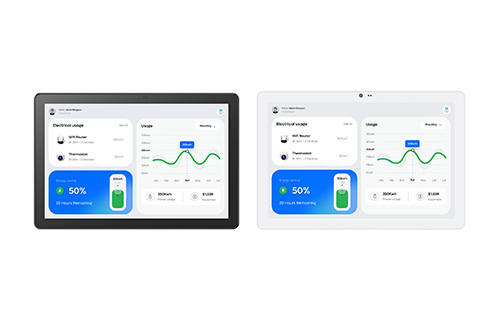 Pretech 10.1-inch POE Tablet PCs are available in both black and white, allowing customers to choose the one that best fits their environment preference.