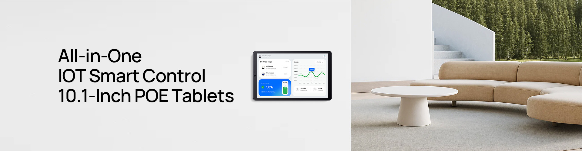 10.1-inch POE Tablet PC  Advanced IOT Solution for Smart Automation Control Solution