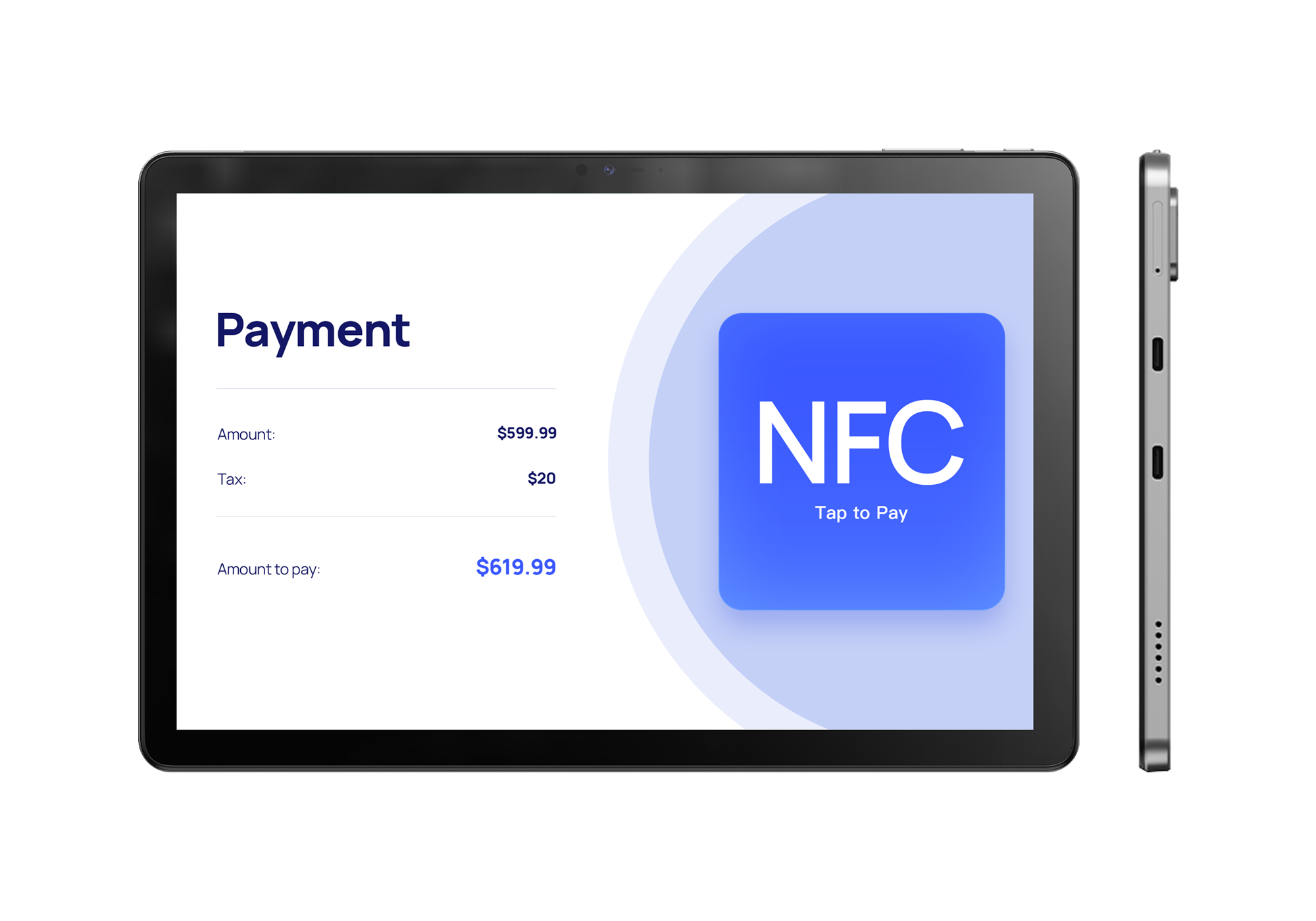 10.1inch NFC Tablets with Dual Type-C Ports