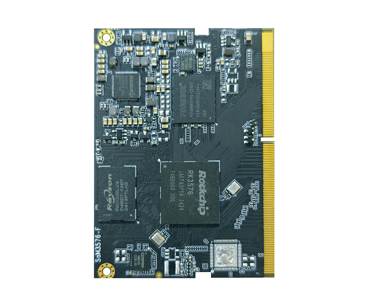 RK3576, 4 x Cortex-A72 + 4 x Cortex-A53 2.3GHz, 8nm<br>
GPU ARM Mali-G52 MC3<br>
OpenGL ES3.2/OpenCL 2.0/Vulkan1.1<br><br>
6.0TOPS NPU, INT4,INT8,INT16, float16, Bfloat 16 and tf32 operation<br>
Supports deep learning framework：TensorFlow, Caffe, Tflite, Pytorch, Onnx NN，Android NN, etc.