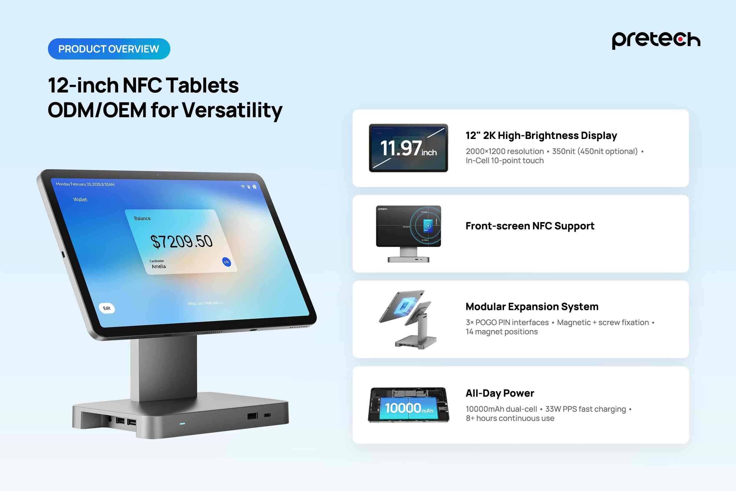 10 Key Features That Make Pretech 12-inch NFC Tablets Android the Ultimate Solutions Industrial Tablet