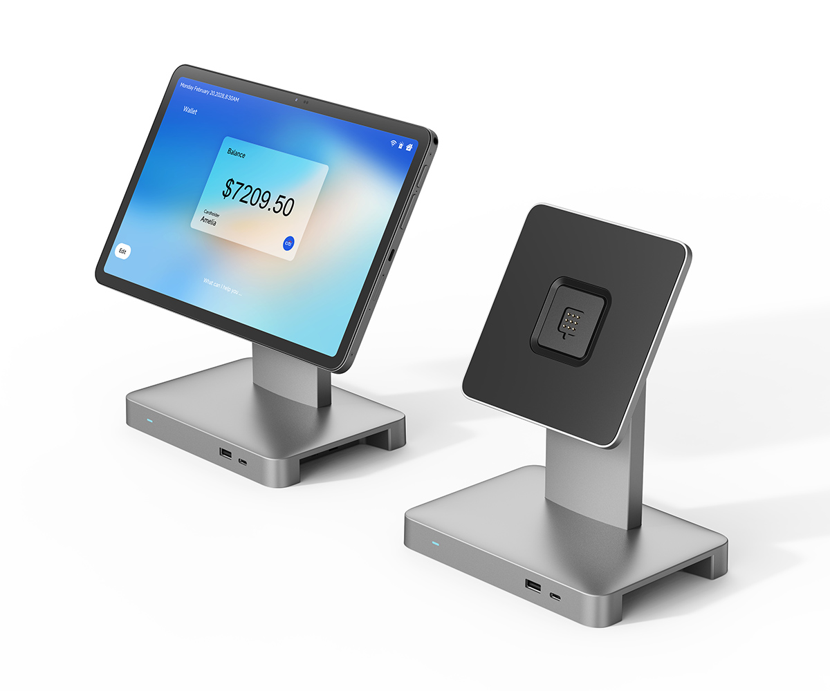 Android Tablets 12-Inch NFC Android Tablet with Desktop Docking Station - Pretech 5