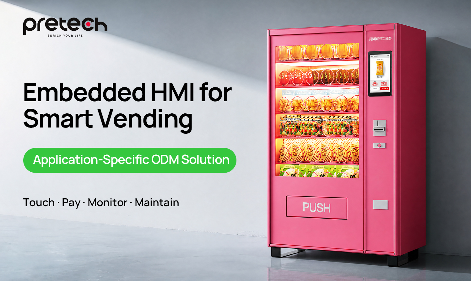 What Problems Does HMI Solve in Vending Machines?