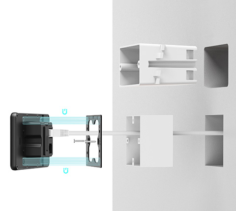 Magnetic Wall Mount for UK & US Boxes